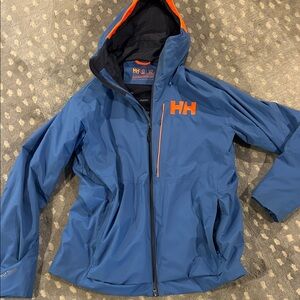 Helly Hansen Vibrant Blue Jacket with Orange Details